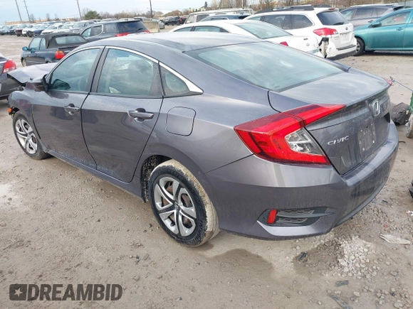 2016 Honda Civic Sedan LX with VIN 19XFC2F52GE009350, listed as a IAAI auction lot 41907696 with 141,306 mi miles. Bid and sale history available at carsss.com. Image 3.