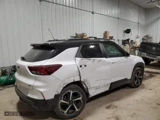 2021 Chevrolet TrailBlazer RS with VIN KL79MTSL4MB135672, listed as a Copart auction lot 87802575 with 69,891 mi miles and Salvage Title. Bid and sale history available at carsss.com. Image 3.
