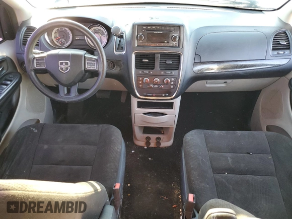 2014 Dodge Grand Caravan SE with VIN 2C4RDGBG9ER379916, listed as a Copart auction lot 47130695 with Not Provided miles and Salvage Title. Bid and sale history available at DreamBid. Image 8.