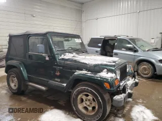 1999 Jeep Wrangler Sahara with VIN 1J4FY49SXXP451964, listed as a Copart auction lot 46120595 with 162,944 mi miles and Clean Title. Bid and sale history available at carsss.com. Image 4.