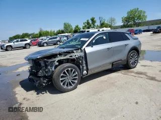 2025 Cadillac LYRIQ Sport z VIN 1GYKPWRL6SZ304723, wystawiony jako Copart lot #51919165 z przebiegiem 416 mil mil oraz Szkoda całkowita • Salvage title. Historia ofert i sprzedaży dostępna na DreamBid. Obrazek 1.