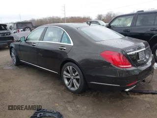 2015 Mercedes-Benz S-Class S 550e Plug-In Hybrid with VIN WDDUG6DBXFA104371, listed as a IAAI auction lot 41714038 with 1 mi miles. Bid and sale history available at carsss.com. Image 3.