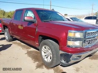 2015 Chevrolet Silverado 1500 LT with VIN 3GCPCREC5FG380521, listed as a IAAI auction lot 41814964 with 177,908 mi miles. Bid and sale history available at carsss.com. Image 1.