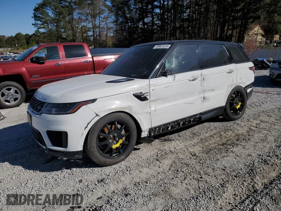 2018 Land Rover Range Rover Sport HSE with VIN SALWR2RV7JA188076, listed as a Copart auction lot 49951615 with 59,377 mi miles and Clean Title. Bid and sale history available at carsss.com. Image 1.