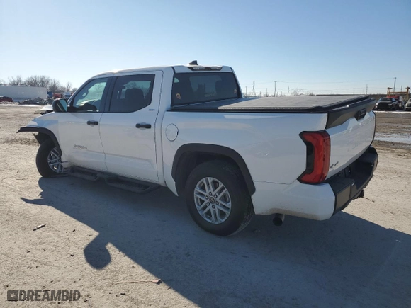 2023 Toyota Tundra 4WD SR5 with VIN 5TFLA5DB4PX127628, listed as a Copart auction lot 42631995 with 18,719 mi miles and Salvage Title. Bid and sale history available at carsss.com. Image 2.