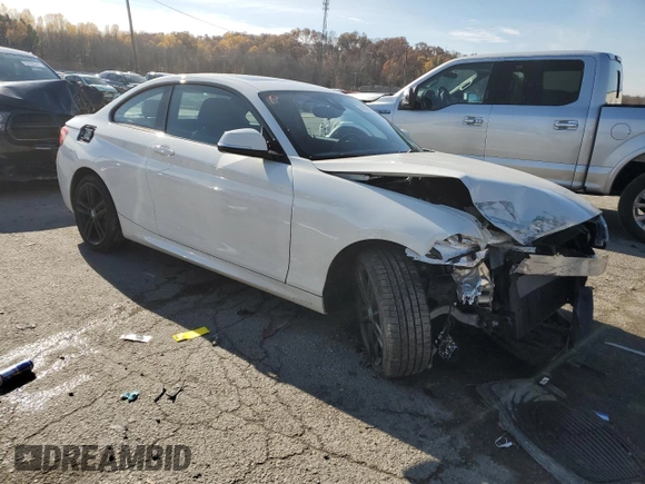 2020 BMW 2 Series 230i xDrive with VIN WBA2J3C02L7F62738, listed as a Copart auction lot 76103913 with 20,687 mi miles. Bid and sale history available at carsss.com. Image 4.