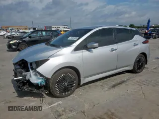 2023 Nissan LEAF SV Plus with VIN 1N4CZ1CV4PC560909, listed as a Copart auction lot 61361605 with 7,620 mi miles and Salvage title. Bid and sale history available at DreamBid. Image 1.