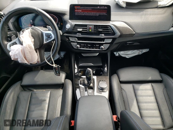 2021 BMW X4 xDrive30i with VIN 5UX2V1C07M9G61961, listed as a Copart auction lot 49663833 with 33,465 mi miles. Bid and sale history available at carsss.com. Image 8.