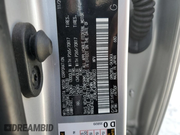 2021 Toyota 4Runner SR5 with VIN JTEMU5JR9M5878823, listed as a Copart auction lot 51042405 with 71,891 mi miles and Salvage title. Bid and sale history available at DreamBid. Image 15.