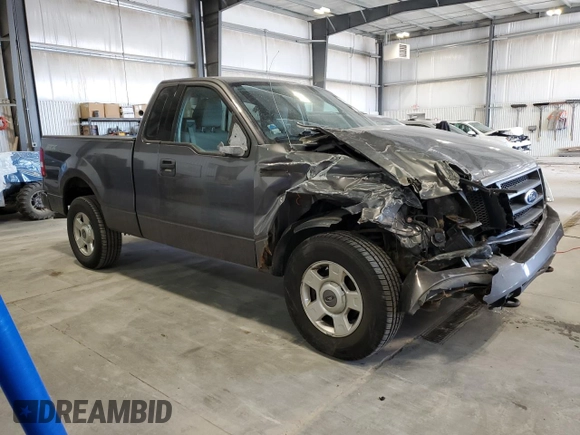 2004 Ford F-150 XL with VIN 1FTRF14W44NA07441, listed as a Copart auction lot 52163935 with 94,640 mi miles and Salvage Title. Bid and sale history available at DreamBid. Image 4.