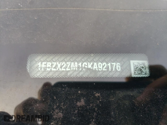 2016 Ford Transit XL with VIN 1FBZX2ZM1GKA92176, listed as a Copart auction lot 48243095 with 61,431 mi miles and Salvage title. Bid and sale history available at DreamBid. Image 16.