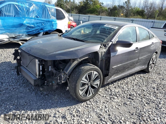 2017 Honda Civic EX-L with VIN 19XFC1F76HE015083, listed as a Copart auction lot 49513045 with 102,827 mi miles and Salvage title. Bid and sale history available at DreamBid. Image 1.