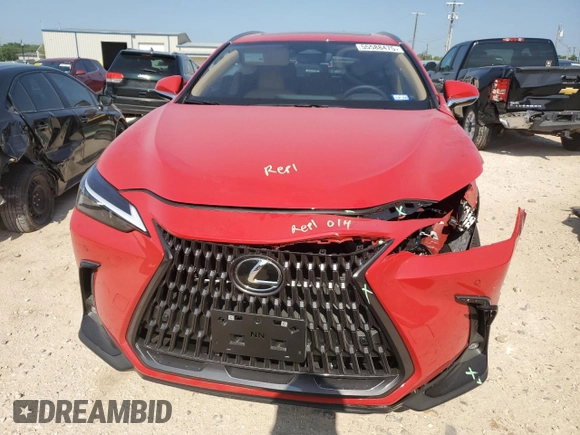 2025 Lexus NX 350h Premium z VIN JTJGKCEZ5S2054173, wystawiony jako Copart lot #55588475 z przebiegiem 411 mil mil oraz Szkoda całkowita • Salvage title. Historia ofert i sprzedaży dostępna na DreamBid. Obrazek 5.
