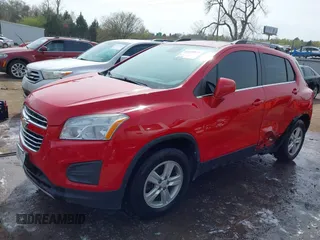 2016 Chevrolet Trax LT with VIN KL7CJPSB1GB587838, listed as a IAAI auction lot 41930825 with 145,077 mi miles. Bid and sale history available at carsss.com. Image 14.