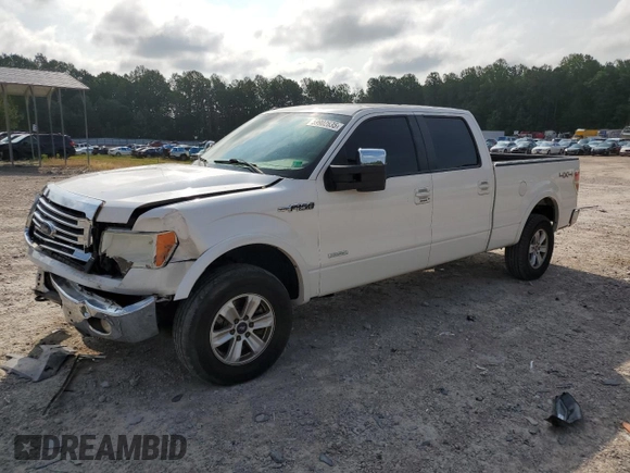 2013 Ford F-150 XL with VIN 1FTFW1ET4DFC54797, listed as a Copart auction lot 59902635 with 168,290 mi miles and Salvage title. Bid and sale history available at DreamBid. Image 1.
