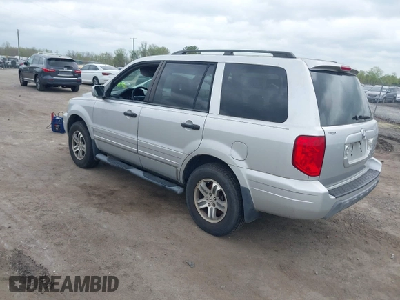 2005 Honda Pilot EX-L z VIN 5FNYF18695B018134, wystawiony jako IAAI lot #41962595 z przebiegiem 264 599 mil mil oraz . Historia ofert i sprzedaży dostępna na DreamBid. Obrazek 3.