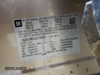 2018 GMC Terrain SLE with VIN 3GKALMEX5JL166435, listed as a Copart auction lot 41382225 with 115,746 mi miles and Salvage Title. Bid and sale history available at carsss.com. Image 13.