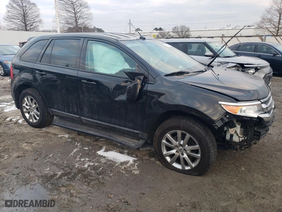 2013 Ford Edge SEL with VIN 2FMDK4JC5DBA46838, listed as a Copart auction lot 41922045 with 106,195 mi miles and Salvage Title. Bid and sale history available at carsss.com. Image 4.