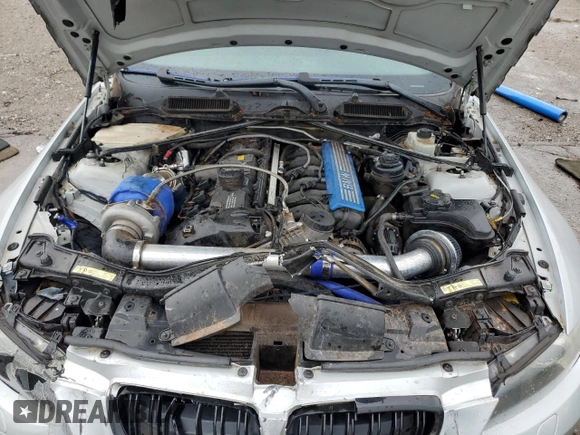 2007 BMW 3 Series 328xi with VIN WBAWC33547PD07084, listed as a Copart auction lot 55064905 with Not provided miles and Salvage title. Bid and sale history available at DreamBid. Image 11.