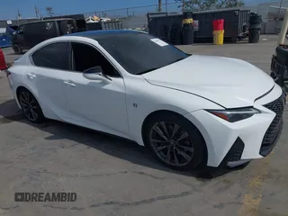 2022 Lexus IS 350 F Sport z VIN JTHGZ1B2XN5056299, wystawiony jako IAAI lot #42803527 z przebiegiem 18 358 mil mil oraz . Historia ofert i sprzedaży dostępna na DreamBid. Obrazek 1.