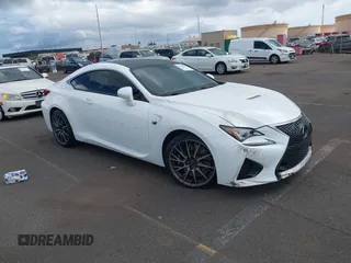 2015 Lexus RC F F z VIN JTHHP5BC8F5004472, wystawiony jako IAAI lot #41436820 z przebiegiem 34 118 mil mil oraz . Historia ofert i sprzedaży dostępna na DreamBid. Obrazek 1.
