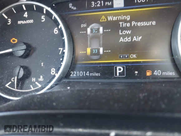 2020 Nissan Maxima SL with VIN 1N4AA6DVXLC373467, listed as a IAAI auction lot 42784055 with 221,014 mi miles and . Bid and sale history available at DreamBid. Image 15.