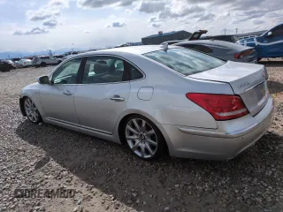 2013 Hyundai Equus Signature with VIN KMHGH4JH5DU058831, listed as a Copart auction lot 51623045 with 164,524 mi miles and Salvage Title. Bid and sale history available at DreamBid. Image 2.