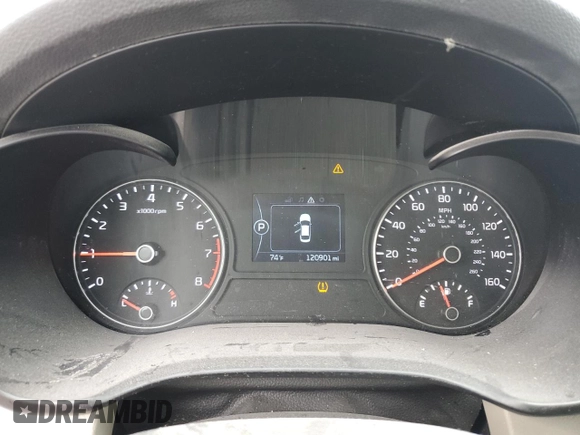 2018 Kia Optima LX with VIN 5XXGT4L34JG254135, listed as a Copart auction lot 59847805 with 120,901 mi miles and Salvage title. Bid and sale history available at DreamBid. Image 9.