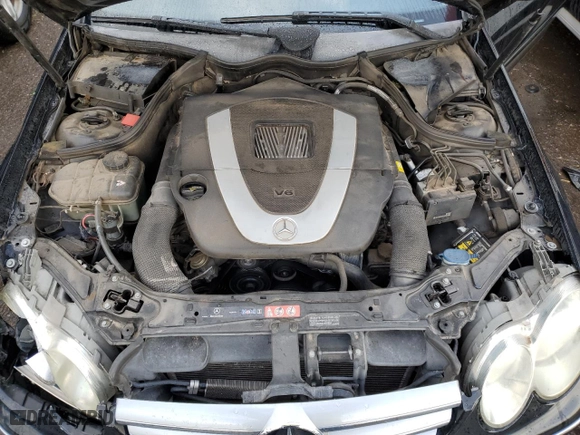 2007 Mercedes-Benz CLK-Class 3.5L with VIN WDBTK56F97T074525, listed as a Copart auction lot 74511594 with 125,279 mi miles and Salvage Title. Bid and sale history available at carsss.com. Image 11.