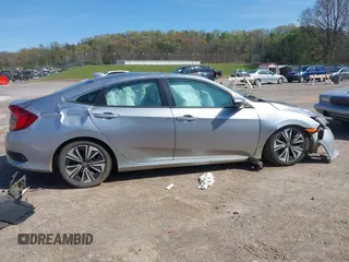 2017 Honda Civic Sedan EX-T with VIN 19XFC1F30HE013214, listed as a IAAI auction lot 41931716 with 185,215 mi miles. Bid and sale history available at carsss.com. Image 13.