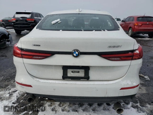 2021 BMW 2 Series 228i xDrive with VIN WBA73AK00M7G34687, listed as a Copart auction lot 43395285 with 34,868 mi miles and Salvage Title. Bid and sale history available at carsss.com. Image 6.