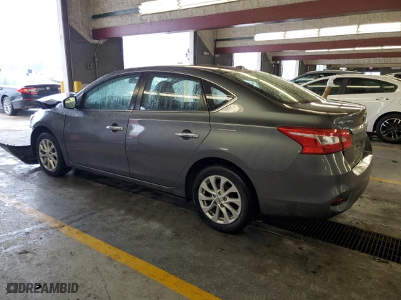 2019 Nissan Sentra SV with VIN 3N1AB7AP7KL612823, listed as a Copart auction lot 43204235 with 105,299 mi miles and Salvage Title. Bid and sale history available at carsss.com. Image 2.