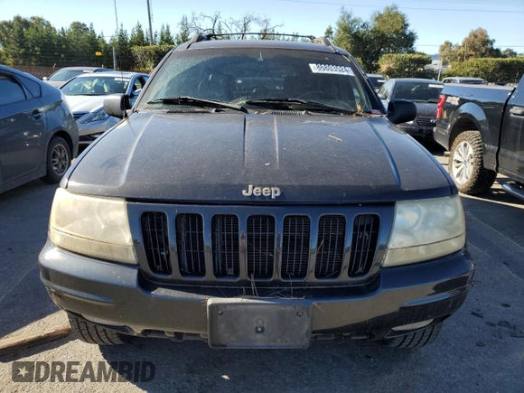 1999 Jeep Grand Cherokee Limited with VIN 1J4GW68N9XC743436, listed as a Copart auction lot 86803524 with 129,204 mi miles and Clean Title. Bid and sale history available at carsss.com. Image 5.