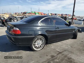 2002 BMW 3 Series 330Ci with VIN WBABN534X2JU26598, listed as a Copart auction lot 74293714 with 201,239 mi miles and Salvage Title. Bid and sale history available at carsss.com. Image 3.