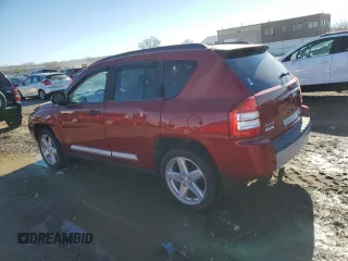 2007 Jeep Compass Limited with VIN 1J8FF57W57D195217, listed as a Copart auction lot 83390694 with 117,024 mi miles and Salvage Title. Bid and sale history available at carsss.com. Image 2.