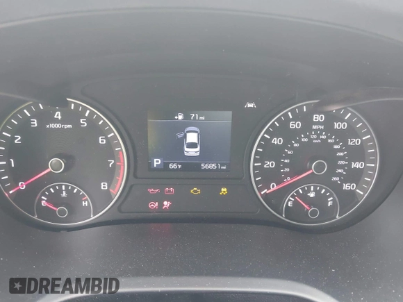 2020 Kia Optima LX with VIN 5XXGT4L37LG445597, listed as a IAAI auction lot 42404651 with 56,851 mi miles and . Bid and sale history available at DreamBid. Image 15.