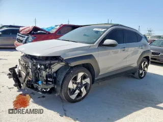 2024 Hyundai Kona Limited with VIN KM8HE3A32RU090154, listed as a Copart auction lot 52388295 with 4,184 mi miles and Salvage Title. Bid and sale history available at carsss.com. Image 1.