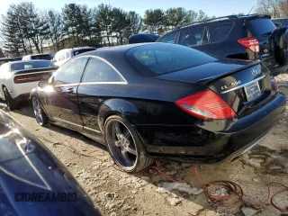 2007 Mercedes-Benz CL-Class 5.5L V8 with VIN WDDEJ71X57A007978, listed as a Copart auction lot 87651885 with 0 mi miles and Salvage Title. Bid and sale history available at carsss.com. Image 2.