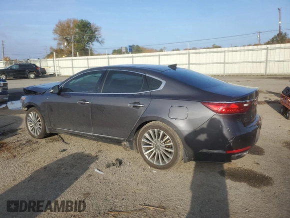 2017 Kia Cadenza Premium with VIN KNALC4J18H5042236, listed as a Copart auction lot 84019434 with 104,531 mi miles and Salvage Title. Bid and sale history available at carsss.com. Image 2.