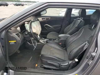 2016 Hyundai Veloster with VIN KMHTC6ADXGU252488, listed as a Copart auction lot 65415583 with 53,482 mi miles. Bid and sale history available at carsss.com. Image 7.