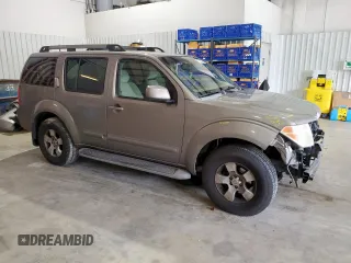 2005 Nissan Pathfinder LE with VIN 5N1AR18U45C705005, listed as a Copart auction lot 61138245 with 156,966 mi miles and Salvage title. Bid and sale history available at DreamBid. Image 4.