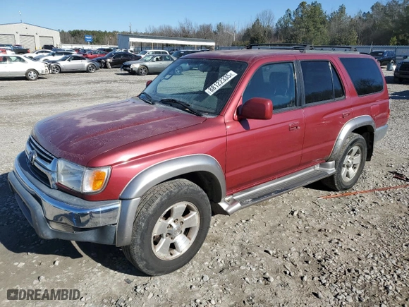 2001 Toyota 4Runner SR5 with VIN JT3GN86R910182842, listed as a Copart auction lot 88122335 with 471,697 mi miles and Salvage Title. Bid and sale history available at carsss.com. Image 1.