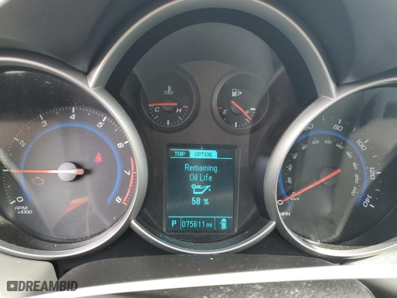 2016 Chevrolet Cruze Limited LS with VIN 1G1PC5SG4G7184978, listed as a Copart auction lot 51709185 with 75,611 mi miles and Clean Title. Bid and sale history available at carsss.com. Image 9.