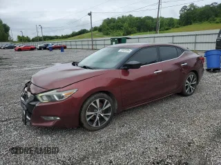 2016 Nissan Maxima 3.5 SV with VIN 1N4AA6AP3GC444357, listed as a Copart auction lot 53491695 with 163,128 mi miles and Salvage Title. Bid and sale history available at carsss.com. Image 1.