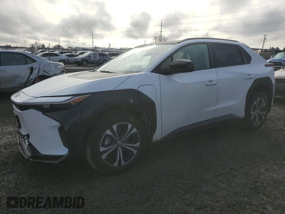 2024 Toyota bZ4X XLE with VIN JTMABACA9RA068930, listed as a Copart auction lot 45756405 with 4,117 mi miles and Salvage Title. Bid and sale history available at DreamBid. Image 1.