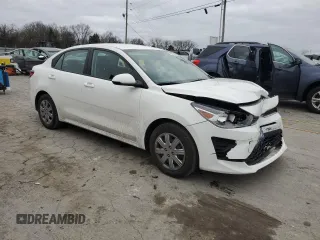 2022 Kia Rio S with VIN 3KPA24AD3NE481660, listed as a Copart auction lot 48053765 with 31,501 mi miles and Salvage Title. Bid and sale history available at carsss.com. Image 4.