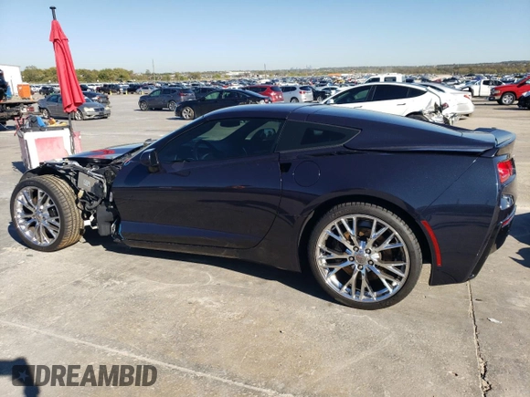 2016 Chevrolet Corvette Z51 3LT z VIN 1G1YM2D71G5102584, wystawiony jako Copart lot #80542584 z przebiegiem 33 486 mil mil oraz Szkoda całkowita • Salvage title. Historia ofert i sprzedaży dostępna na DreamBid. Obrazek 2.