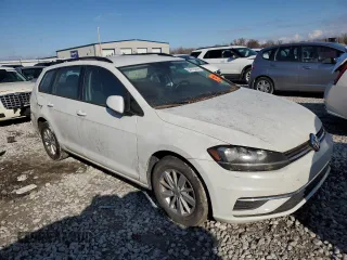 2019 Volkswagen Golf SportWagen S with VIN 3VWY57AU1KM510837, listed as a Copart auction lot 84275244 with 0 mi miles and Salvage Title. Bid and sale history available at carsss.com. Image 4.