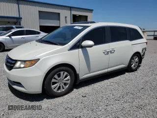 2015 Honda Odyssey EX-L z VIN 5FNRL5H66FB032918, wystawiony jako Copart lot #57754315 z przebiegiem 189 888 mil mil oraz Szkoda całkowita • Salvage title. Historia ofert i sprzedaży dostępna na DreamBid. Obrazek 1.