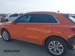 2024 Audi Q3 S line Premium Plus with VIN WA1EECF36R1092050, listed as a IAAI auction lot 42323941 with 12,193 mi miles and . Bid and sale history available at DreamBid. Image 14.